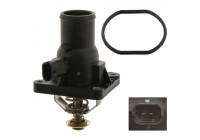 Thermostat, coolant ADG09254 Blue Print