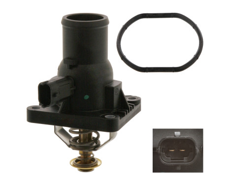 Thermostat, coolant ADG09254 Blue Print