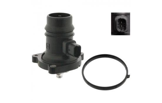 Thermostat, coolant ADG09255 Blue Print