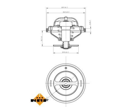 Thermostat, coolant EASY FIT, Image 5