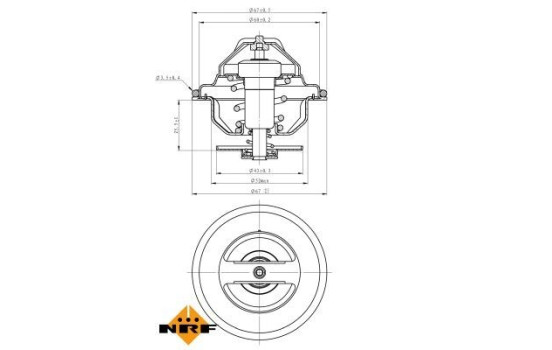 Thermostat, coolant EASY FIT