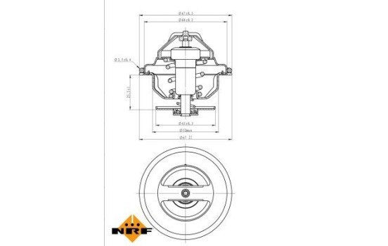 Thermostat, coolant EASY FIT