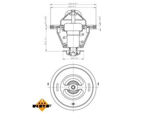 Thermostat, coolant EASY FIT, Image 5