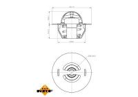 Thermostat, coolant EASY FIT