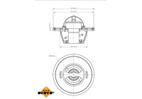 Thermostat, coolant EASY FIT