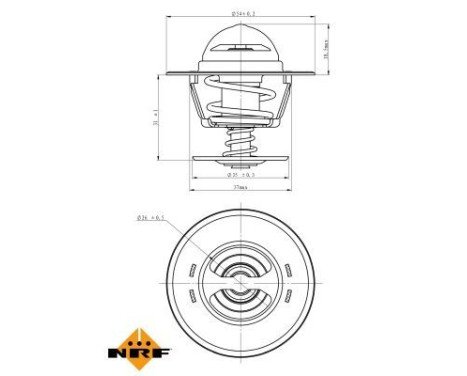 Thermostat, coolant EASY FIT, Image 5