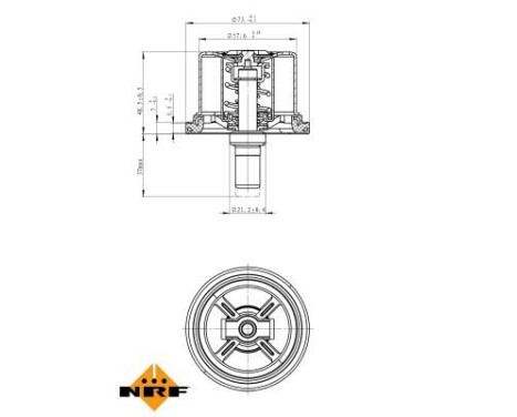 Thermostat, coolant EASY FIT, Image 5