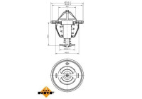 Thermostat, coolant EASY FIT