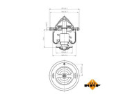 Thermostat, coolant EASY FIT