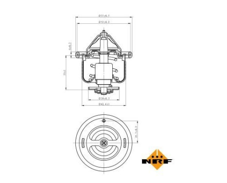 Thermostat, coolant EASY FIT, Image 5