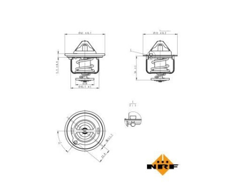 Thermostat, coolant EASY FIT