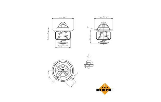 Thermostat, coolant EASY FIT