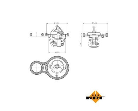 Thermostat, coolant EASY FIT, Image 5