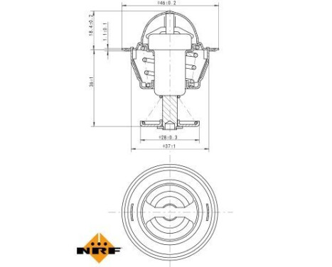 Thermostat, coolant EASY FIT
