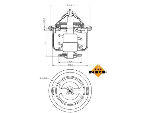 Thermostat, coolant EASY FIT, Image 3