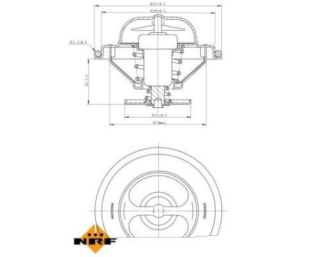 Thermostat, coolant EASY FIT, Image 5