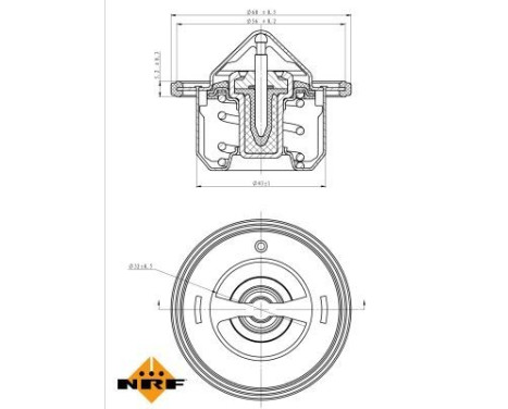 Thermostat, coolant EASY FIT, Image 5