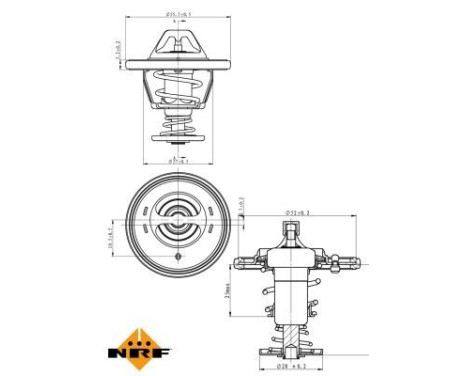 Thermostat, coolant EASY FIT, Image 5