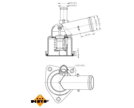 Thermostat, coolant EASY FIT, Image 5