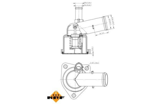 Thermostat, coolant EASY FIT, Image 4