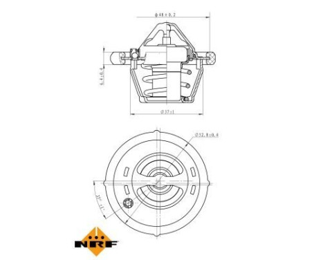 Thermostat, coolant EASY FIT, Image 5