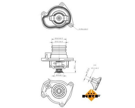 Thermostat, coolant EASY FIT, Image 5