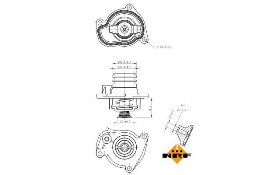 Thermostat, coolant EASY FIT