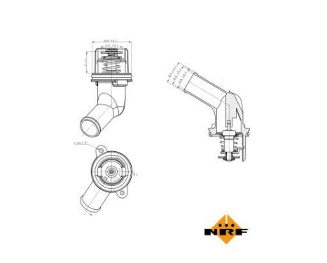 Thermostat, coolant EASY FIT, Image 3