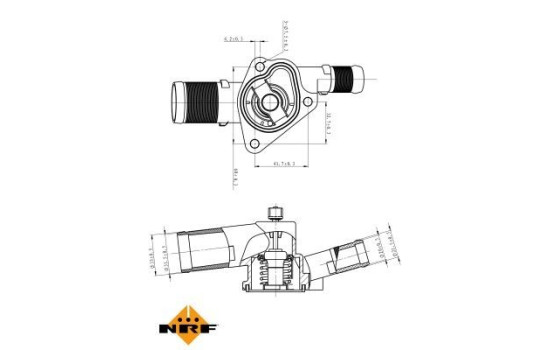 Thermostat, coolant EASY FIT
