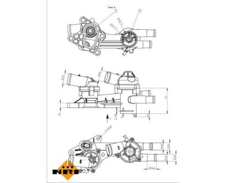 Thermostat, coolant EASY FIT, Image 5