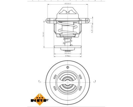 Thermostat, coolant EASY FIT, Image 5