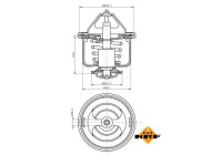 Thermostat, coolant EASY FIT