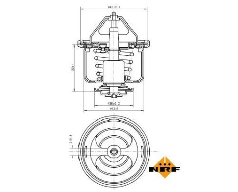 Thermostat, coolant EASY FIT, Image 5