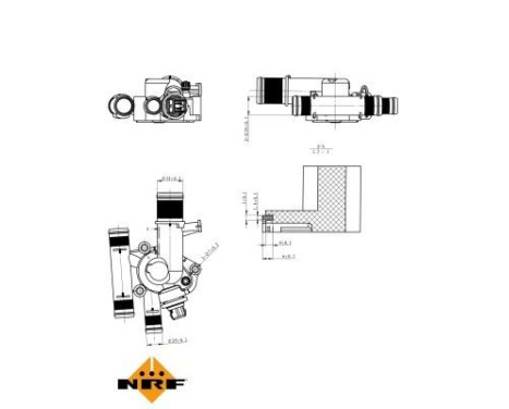 Thermostat, coolant EASY FIT, Image 5