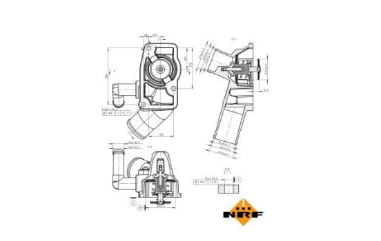 Thermostat, coolant EASY FIT, Image 3