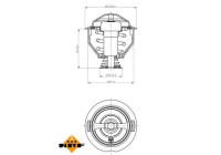 Thermostat, coolant EASY FIT