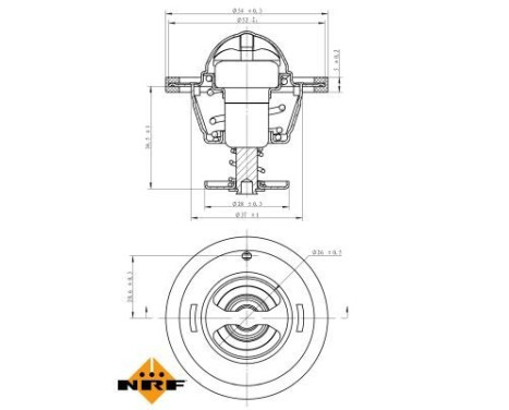 Thermostat, coolant EASY FIT, Image 5