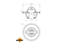 Thermostat, coolant EASY FIT