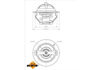 Thermostat, coolant EASY FIT