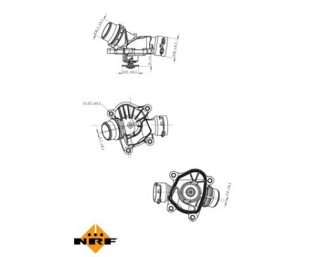 Thermostat, coolant EASY FIT, Image 5