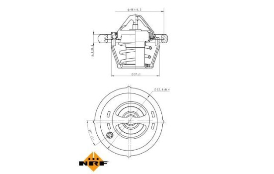 Thermostat, coolant EASY FIT, Image 5