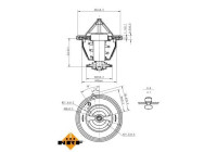Thermostat, coolant EASY FIT