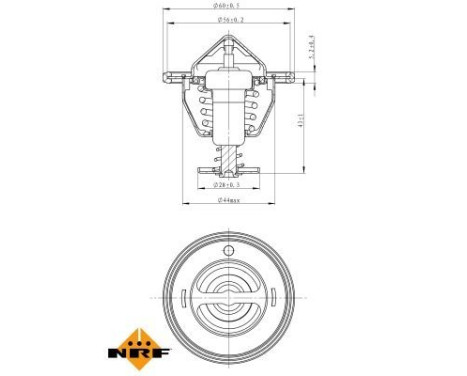 Thermostat, coolant EASY FIT, Image 5