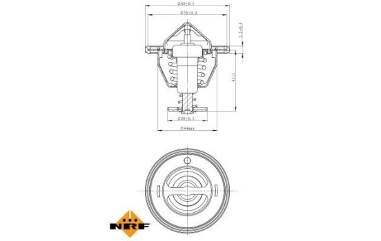 Thermostat, coolant EASY FIT, Image 5