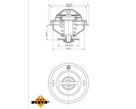 Thermostat, coolant EASY FIT, Image 5