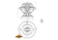 Thermostat, coolant EASY FIT