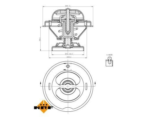 Thermostat, coolant EASY FIT, Image 5
