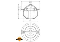 Thermostat, coolant EASY FIT