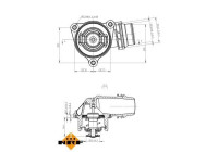 Thermostat, coolant EASY FIT