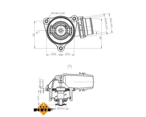 Thermostat, coolant EASY FIT